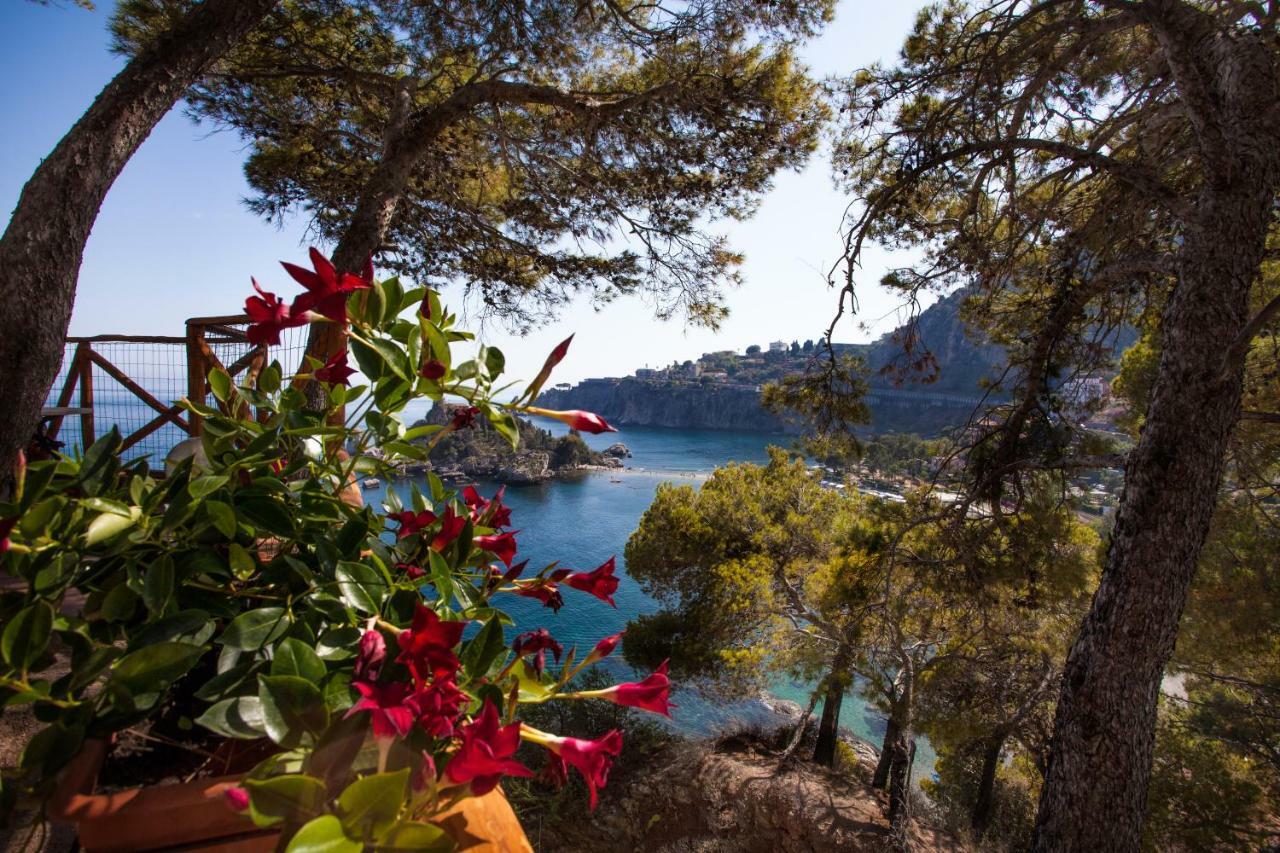 Casa Dell'Isola Bella Taormina Mare Apartamento Exterior foto